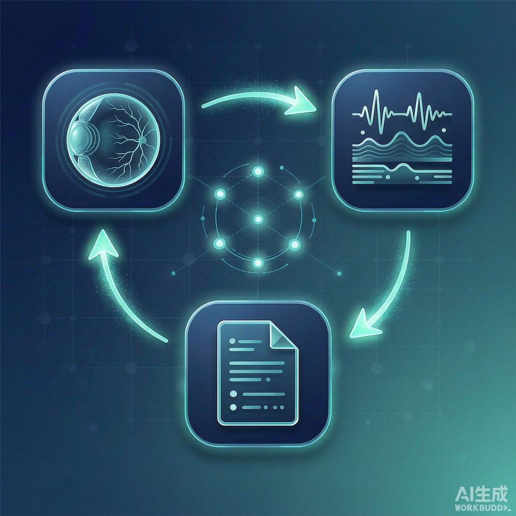 AgentEYE多模态眼科诊断智能体工作流程示意